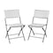 Flash Furniture Black/White PE Rattan Folding Bistro Chairs, 2PK 2-FV-FWA086-BLK-WHT-GG - alternate 3